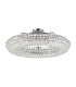 Coniston 95cm Semi Flush Ring Ceiling 15 Light E14 Polished Chrome/Crystal Item Weight: 24kg-4