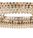 Coniston 1.1m Semi Flush Ring Ceiling 18 Light E14 Antique Brass/Crystal Item Weight: 31kg-6