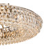 Coniston 1.1m Semi Flush Ring Ceiling 18 Light E14 Antique Brass/Crystal Item Weight: 31kg-7