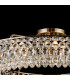Coniston 1.1m Semi Flush Ring Ceiling 18 Light E14 Antique Brass/Crystal Item Weight: 31kg-9