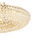 Coniston 1.1m Semi Flush Ring Ceiling 18 Light E14 French Gold/Crystal Item Weight: 31kg-7