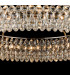 Coniston 1.1m Semi Flush Ring Ceiling 18 Light E14 Antique Brass/Crystal Item Weight: 31kg-10
