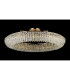 Coniston 1.1m Semi Flush Ring Ceiling 18 Light E14 French Gold/Crystal Item Weight: 31kg-8