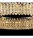Coniston 1.1m Semi Flush Ring Ceiling 18 Light E14 French Gold/Crystal Item Weight: 31kg-10