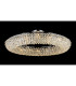 Coniston 1.1m Semi Flush Ring Ceiling 18 Light E14 Polished Chrome/Crystal Item Weight: 31kg-2
