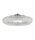 Coniston 1.1m Semi Flush Ring Ceiling 18 Light E14 Polished Chrome/Crystal Item Weight: 31kg-4