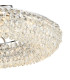Coniston 1.1m Semi Flush Ring Ceiling 18 Light E14 Polished Chrome/Crystal Item Weight: 31kg-7