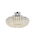 Coniston 48cm Semi Flush Ring Ceiling 4 Light E14 Polished Chrome/Crystal-1