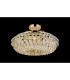 Coniston 48cm Semi Flush Ring Ceiling 4 Light E14 French Gold/Crystal-2