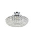 Coniston 48cm Semi Flush Ring Ceiling 4 Light E14 Polished Chrome/Crystal-4