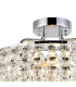 Coniston 48cm Semi Flush Ring Ceiling 4 Light E14 Polished Chrome/Crystal-5