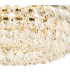 Coniston 48cm Semi Flush Ring Ceiling 4 Light E14 French Gold/Crystal-6