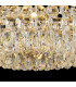 Coniston 48cm Semi Flush Ring Ceiling 4 Light E14 French Gold/Crystal-9