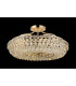 Coniston 60cm Semi Flush Ring Ceiling 6 Light E14 French Gold/Crystal-2