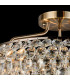 Coniston 60cm Semi Flush Ring Ceiling 6 Light E14 Antique Brass/Crystal-8