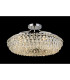Coniston 60cm Semi Flush Ring Ceiling 6 Light E14 Polished Chrome/Crystal-2