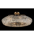 Coniston 80cm Semi Flush Ring Ceiling, 8 Light E14, Antique Brass/Crystal Item Weight: 20kg