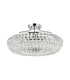 Coniston 60cm Semi Flush Ring Ceiling 6 Light E14 Polished Chrome/Crystal-4