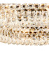 Coniston 80cm Semi Flush Ring Ceiling, 8 Light E14, Antique Brass/Crystal Item Weight: 20kg