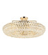 Coniston 80cm Semi Flush Ring Ceiling, 8 Light E14, French Gold/Crystal Item Weight: 20kg