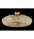 Coniston 80cm Semi Flush Ring Ceiling, 8 Light E14, French Gold/Crystal Item Weight: 20kg