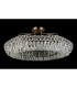 Coniston 80cm Semi Flush Ring Ceiling, 8 Light E14, Antique Brass/Crystal Item Weight: 20kg
