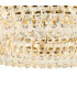 Coniston 80cm Semi Flush Ring Ceiling, 8 Light E14, French Gold/Crystal Item Weight: 20kg