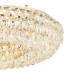 Coniston 80cm Semi Flush Ring Ceiling, 8 Light E14, French Gold/Crystal Item Weight: 20kg