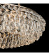 Coniston 80cm Semi Flush Ring Ceiling, 8 Light E14, Antique Brass/Crystal Item Weight: 20kg