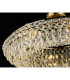 Coniston 80cm Semi Flush Ring Ceiling, 8 Light E14, Antique Brass/Crystal Item Weight: 20kg