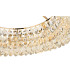 Coniston 80cm Semi Flush Ring Ceiling, 8 Light E14, French Gold/Crystal Item Weight: 20kg