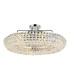 Coniston 80cm Semi Flush Ring Ceiling, 8 Light E14, Polished Chrome/Crystal Item Weight: 20kg