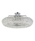 Coniston 80cm Semi Flush Ring Ceiling, 8 Light E14, Polished Chrome/Crystal Item Weight: 20kg