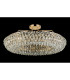Coniston 80cm Semi Flush Ring Ceiling, 8 Light E14, French Gold/Crystal Item Weight: 20kg