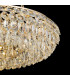 Coniston 80cm Semi Flush Ring Ceiling, 8 Light E14, French Gold/Crystal Item Weight: 20kg