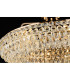 Coniston 80cm Semi Flush Ring Ceiling, 8 Light E14, French Gold/Crystal Item Weight: 20kg
