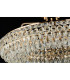 Coniston 80cm Semi Flush Ring Ceiling, 8 Light E14, French Gold/Crystal Item Weight: 20kg