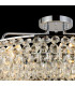 Coniston 80cm Semi Flush Ring Ceiling, 8 Light E14, Polished Chrome/Crystal Item Weight: 20kg