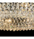 Coniston 80cm Semi Flush Ring Ceiling, 8 Light E14, Polished Chrome/Crystal Item Weight: 20kg