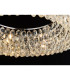 Coniston 80cm Semi Flush Ring Ceiling, 8 Light E14, Polished Chrome/Crystal Item Weight: 20kg