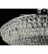 Coniston 80cm Semi Flush Ring Ceiling, 8 Light E14, Polished Chrome/Crystal Item Weight: 20kg