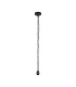 Kudo 12cm Electrical Pendant E27 Matt Black (Maximum Load 5kg)-4