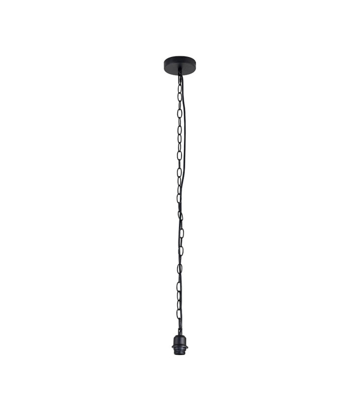 Kudo 12cm Electrical Pendant E27 Matt Black (Maximum Load 5kg)-4