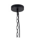 Kudo 12cm Electrical Pendant E27 Matt Black (Maximum Load 5kg)-5