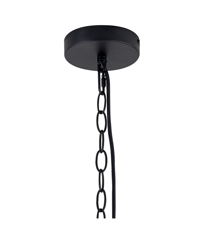 Kudo 12cm Electrical Pendant E27 Matt Black (Maximum Load 5kg)-5