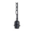 Kudo 12cm Electrical Pendant E27 Matt Black (Maximum Load 5kg)-6