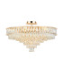 Vivienne 70cm Pendant/Semi Flush 1E14 French Gold/Crystal