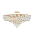 Vivienne 70cm Pendant/Semi Flush 1E14 French Gold/Crystal