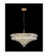 Vivienne 70cm Pendant/Semi Flush 1E14 French Gold/Crystal