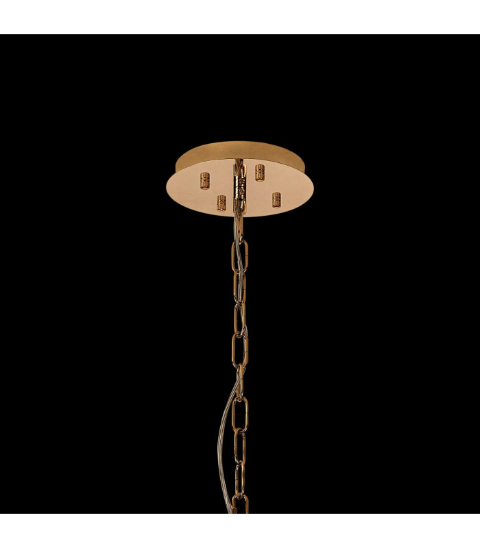 Vivienne 70cm Pendant/Semi Flush 1E14 French Gold/Crystal